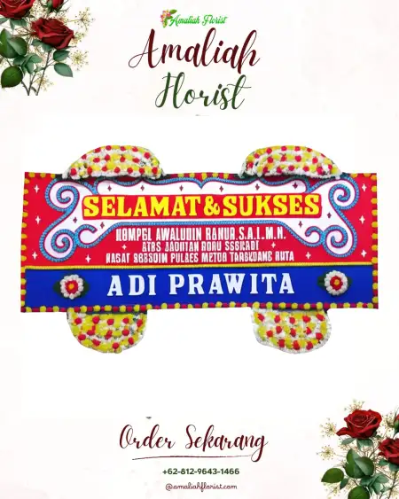 Papan Bunga Ucapan Selamat Banyuputih